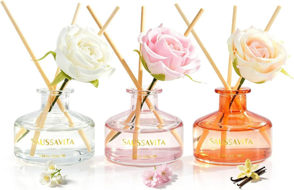 Cherry Blossom & White Flower Reed Diffuser Set